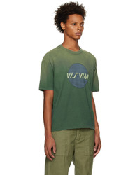 T-shirt à col rond olive VISVIM