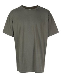 T-shirt à col rond olive John Elliott