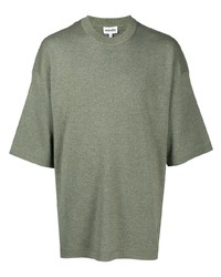 T-shirt à col rond olive Kenzo
