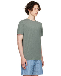 T-shirt à col rond olive A.P.C.