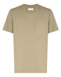 T-shirt à col rond olive Les Tien