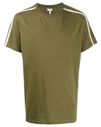 T-shirt à col rond olive Loewe