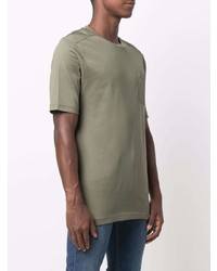 T-shirt à col rond olive Tommy Hilfiger