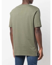 T-shirt à col rond olive Tommy Hilfiger