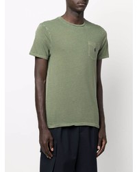 T-shirt à col rond olive Polo Ralph Lauren