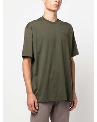 T-shirt à col rond olive Y-3