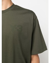 T-shirt à col rond olive Y-3