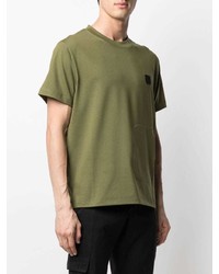 T-shirt à col rond olive A-Cold-Wall*