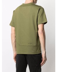 T-shirt à col rond olive A-Cold-Wall*