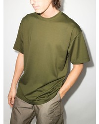 T-shirt à col rond olive WTAPS