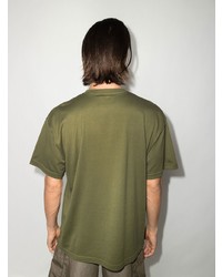 T-shirt à col rond olive WTAPS