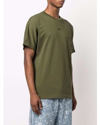 T-shirt à col rond olive Nike