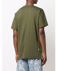 T-shirt à col rond olive Nike