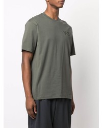 T-shirt à col rond olive Y-3