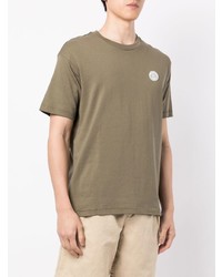 T-shirt à col rond olive Chocoolate