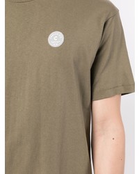 T-shirt à col rond olive Chocoolate