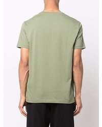 T-shirt à col rond olive Fay