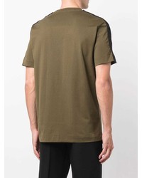 T-shirt à col rond olive Givenchy