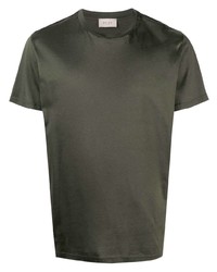 T-shirt à col rond olive Low Brand