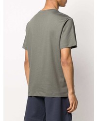 T-shirt à col rond olive Filippa K