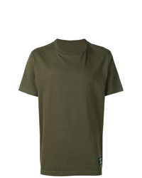 T-shirt à col rond olive Maharishi