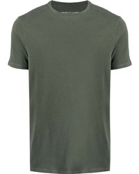 T-shirt à col rond olive Majestic Filatures