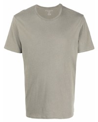 T-shirt à col rond olive Majestic Filatures