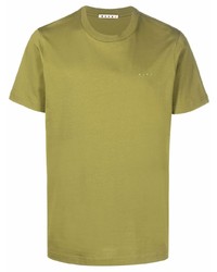 T-shirt à col rond olive Marni