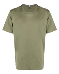 T-shirt à col rond olive McQ Swallow