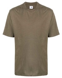 T-shirt à col rond olive Nn07