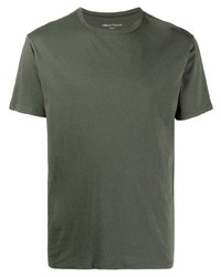 T-shirt à col rond olive Officine Generale