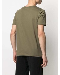 T-shirt à col rond olive Save The Duck