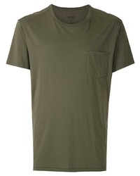 T-shirt à col rond olive OSKLEN