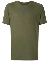 T-shirt à col rond olive OSKLEN