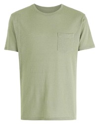 T-shirt à col rond olive OSKLEN