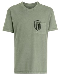 T-shirt à col rond olive OSKLEN