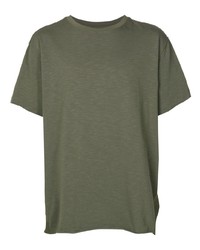 T-shirt à col rond olive OSKLEN