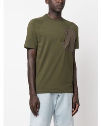 T-shirt à col rond olive PS Paul Smith