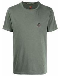 T-shirt à col rond olive Parajumpers