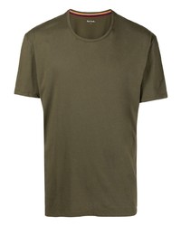 T-shirt à col rond olive Paul Smith
