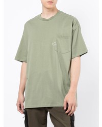 T-shirt à col rond olive FIVE CM