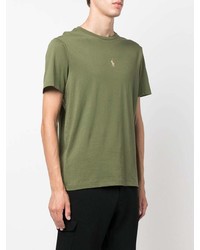 T-shirt à col rond olive Polo Ralph Lauren