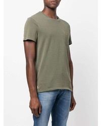 T-shirt à col rond olive Polo Ralph Lauren