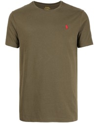 T-shirt à col rond olive Polo Ralph Lauren