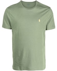 T-shirt à col rond olive Polo Ralph Lauren