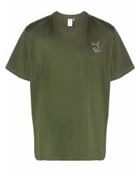 T-shirt à col rond olive Puma