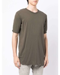 T-shirt à col rond olive Boris Bidjan Saberi