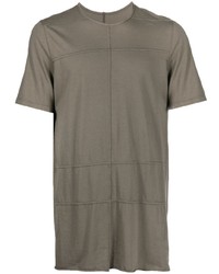 T-shirt à col rond olive Rick Owens DRKSHDW