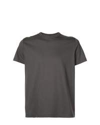 T-shirt à col rond olive Rick Owens