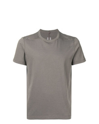 T-shirt à col rond olive Rick Owens